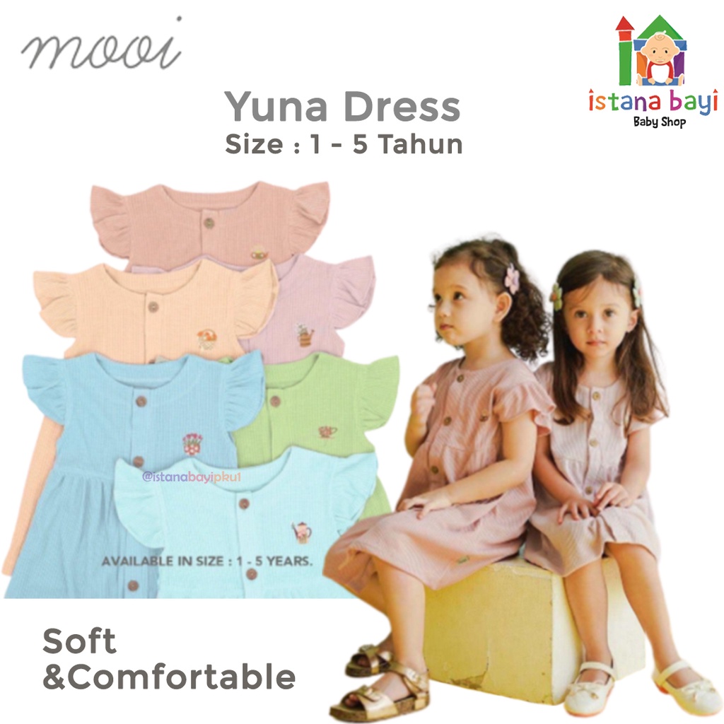 Mooi Yuna Dress  / Dress Baby - Dress anak Murah