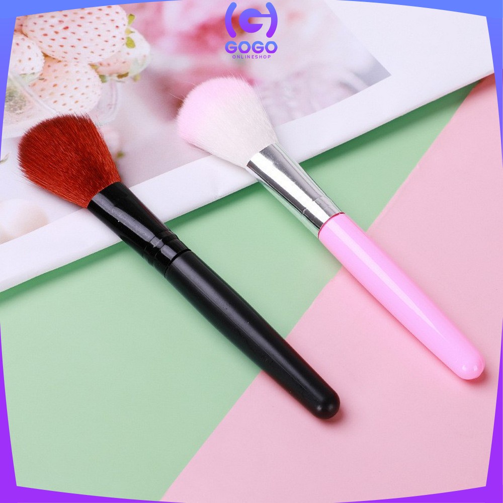 GOGO-K101 K102 Kuas Bedak Foundation Brush Portabel  / Blush On Brush Make Up / Kuas Kosmetik Perona Pipi / Kabuki Brush