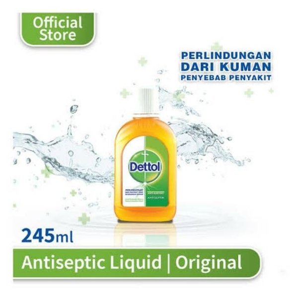 Dettol Antiseptic Liquid 245ml + Bubble Wrap / Toko Makmur Online