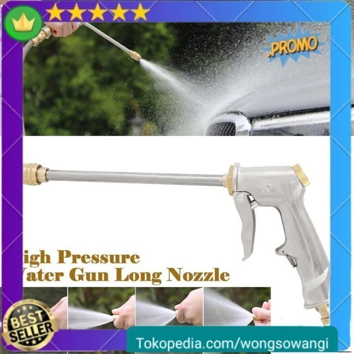 Termurah Kepala Semprotan Selang Air Steam Cuci Mobil Pure Copper Water Jet Gun