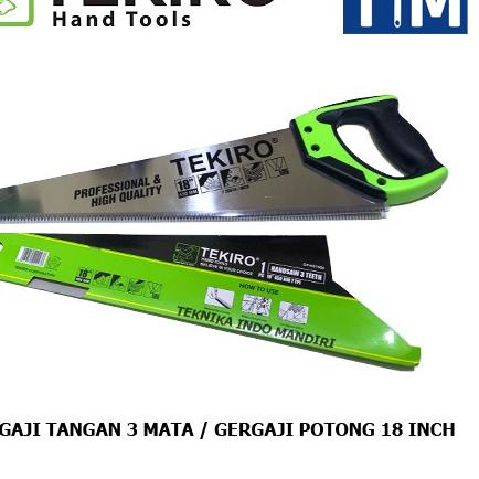 (TEKIRO) Gergaji Kayu 3 Mata 18"