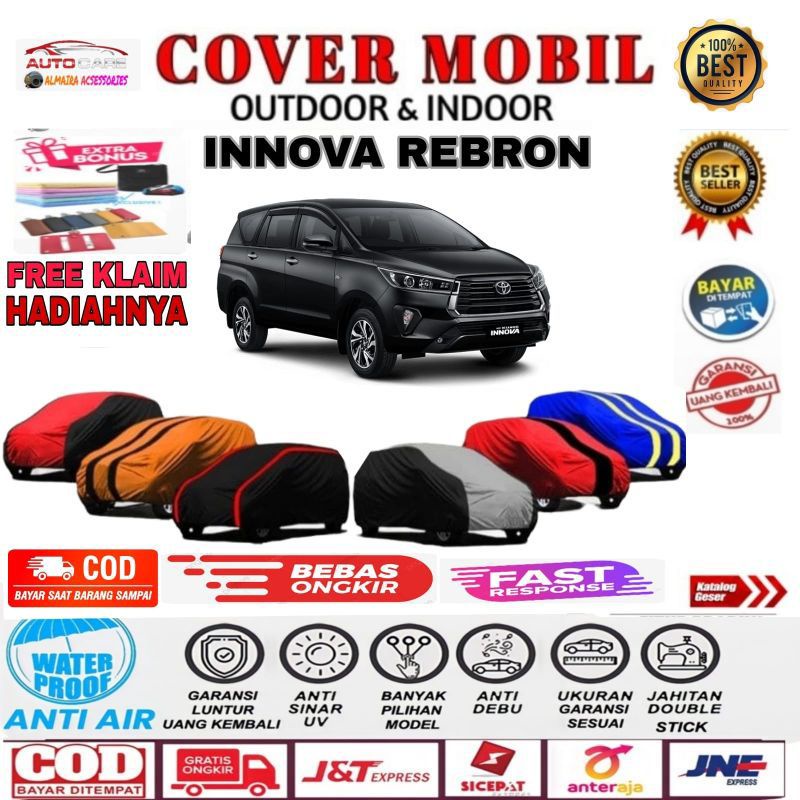 Cover Mobil Innova Reborn Body Sarung Mobil Toyota Inova Selimut Mantel Tutup Waterproof Anti Air