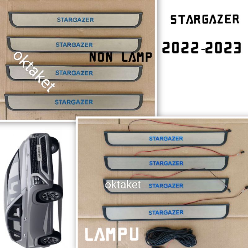 sillplate samping Hyundai Stargazer 2022 2023 Activo Lamp &amp; Non lamp