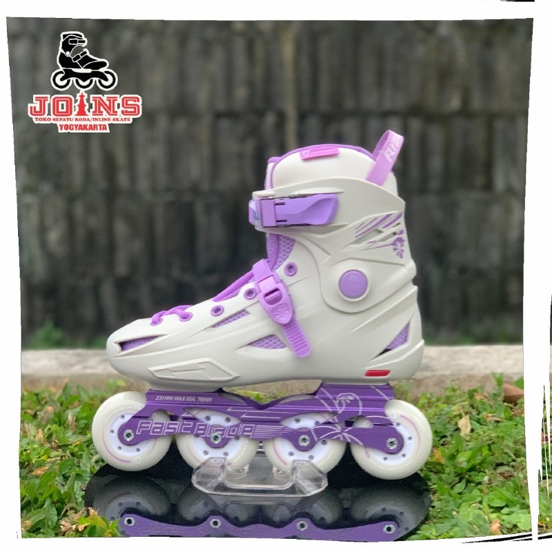 Sepatu Roda Inline Skate Flying Eagle FBS+ Fastblade White Purple