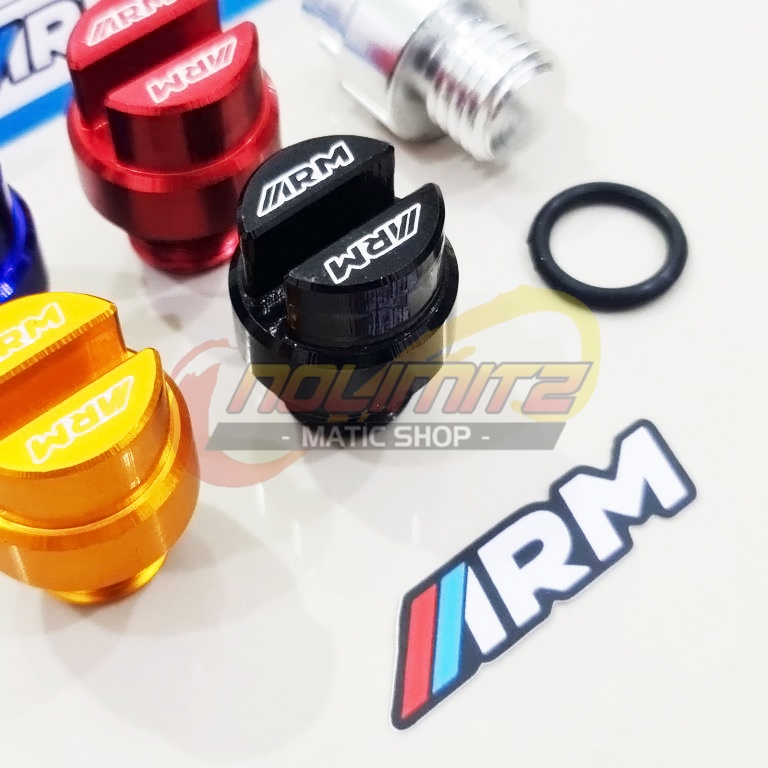 Tutup Oli Mesin ARM Baut Monel CNC Universal NMAX Aerox Vario Beat Scoopy PCX ADV