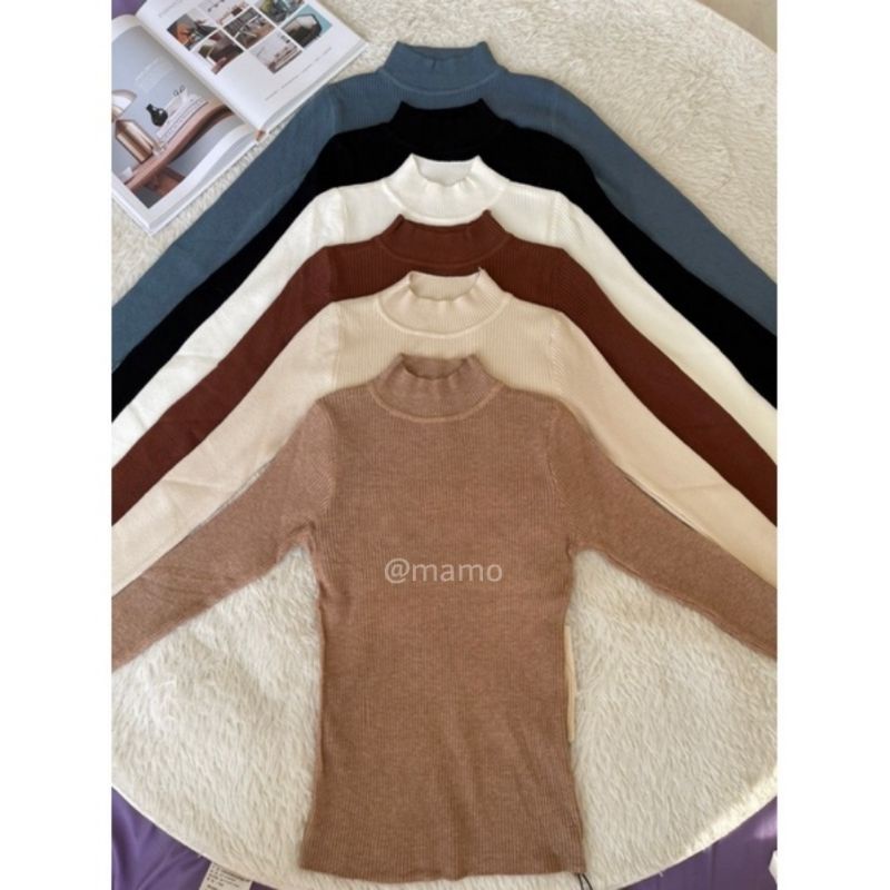 Inner Rajut Turtle Neck | Baju dalaman hijab | Inner Knit trutleneck | Inner Hijab