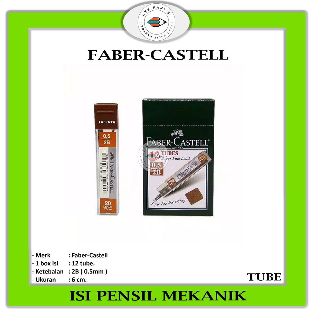 

Faber Castel - Isi Pensil Mekanik 0.5mm 2B - PERTUBE