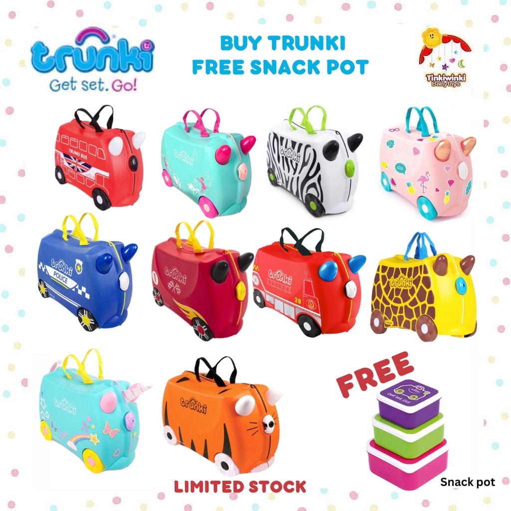 Trunki Koper Anak FREE Snack Pot
