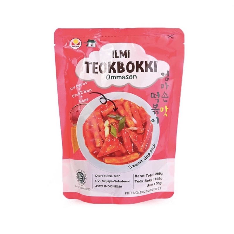 

Ilmi Teokbokki Ommason - Kue Beras & Otak Otak Ikan 190gr / Ilmi / Ommason / Teokbokki / 190gr / Makanan / Khas / Korea / Instan / Topoki / Tokpoki / Korean / Rice / Cake / Otak / Otak / Ikan / Odeng / saus / TEOK / BOKKI