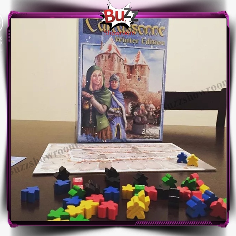 Carcassonne Winter Edition Board Games Card Game