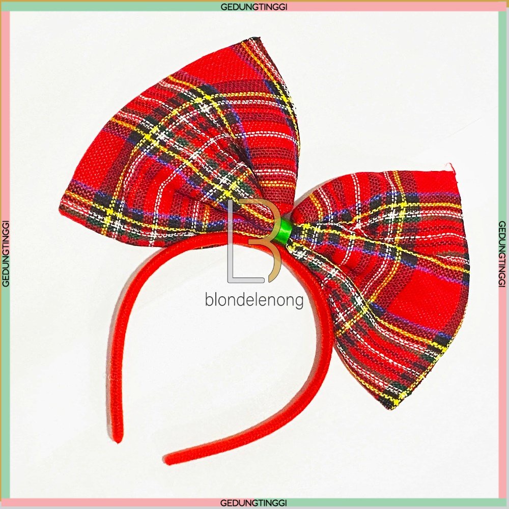 Bando Bandana Jepit Jepitan Ikat Asesoris Aksesoris Fashion Rambut Anak Anak Bayi Baby Perempuan Dewasa Lampu Led Hiasan Dekorasi Ornamen Ornament Pita Pohon Natal Merry Christmas Chrismast Xmas Tanduk Rusa Sinterklas Korea Foil Gold Emas Murah Lucu Set