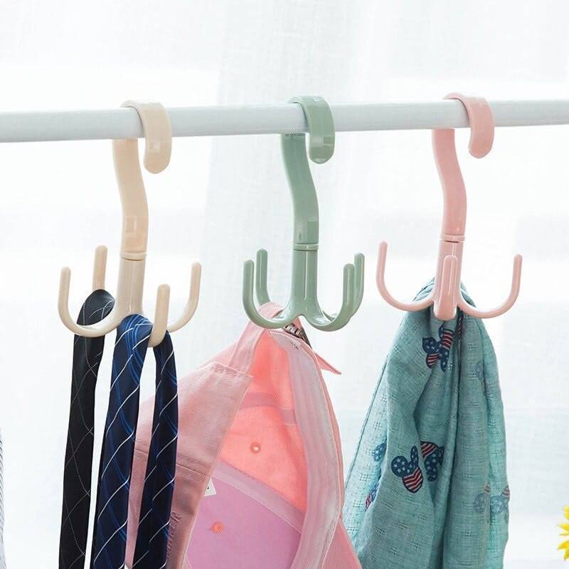 Hanger Gantung Baju Syal Tas Tali Pinggang Serbaguna 360 Derajat