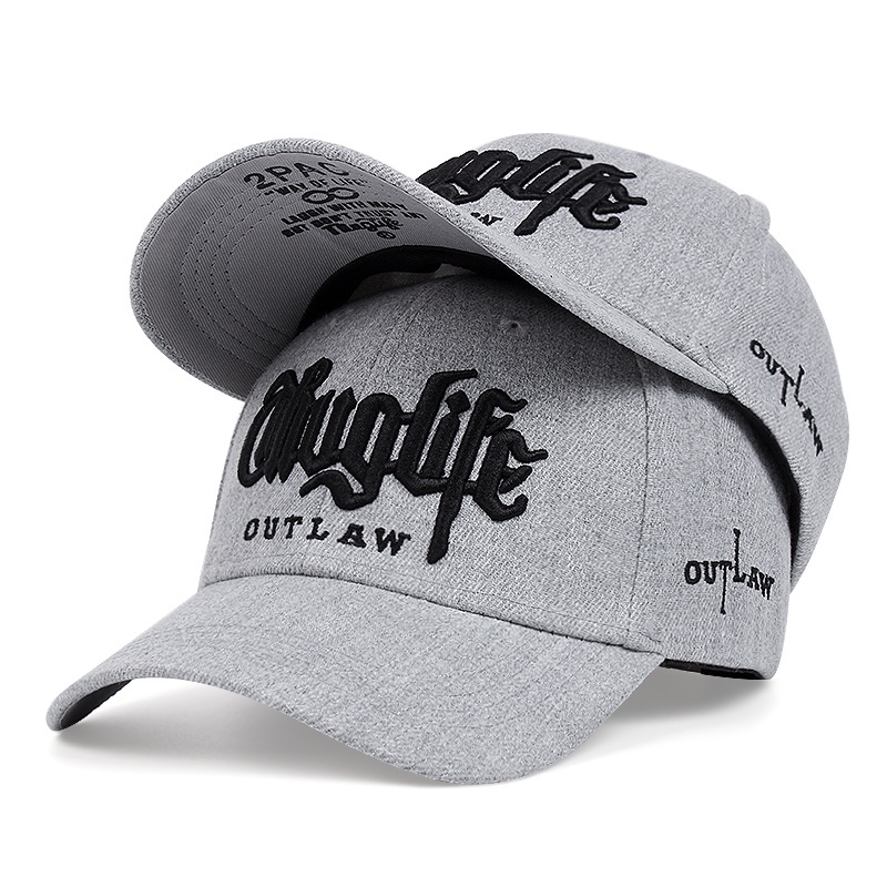 Topi Baseball Adjustable Gaya Hip Hop Untuk Pria Dan Wanita