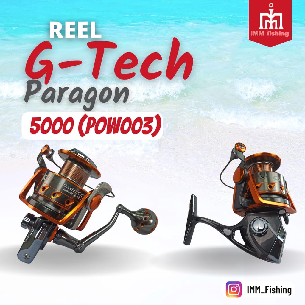 REEL G TECH PARAGON | Alat Gulungan Pancing | Spinning