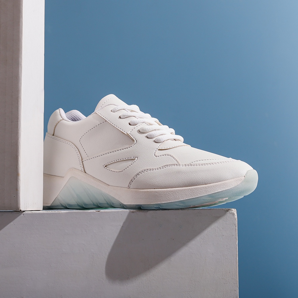 LEONA WHITE |MNM x Lvnatica| Sepatu Sneaker Putih Wanita Casual ORIGINAL