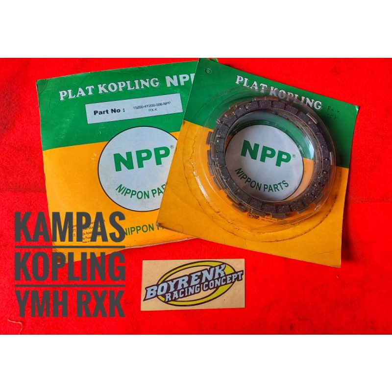 Plat Kampas Kopling YMH RXK KODE 4Y2 NPP-BOYRENK RACING