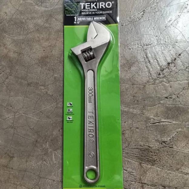 TEKIRO ADJUSTABLE WRENCH - Kunci Inggris VARIAN 8&quot;/10&quot;/12-Kunci inggris