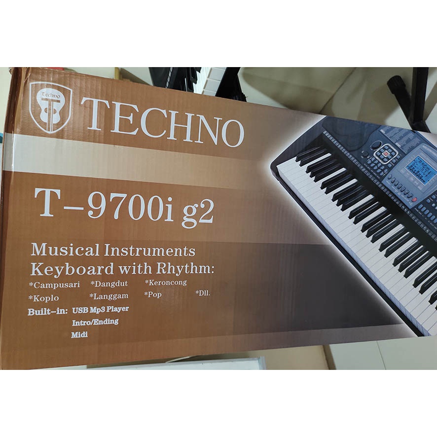 Piano Keyboard Techno T9700i g2 + Kaki