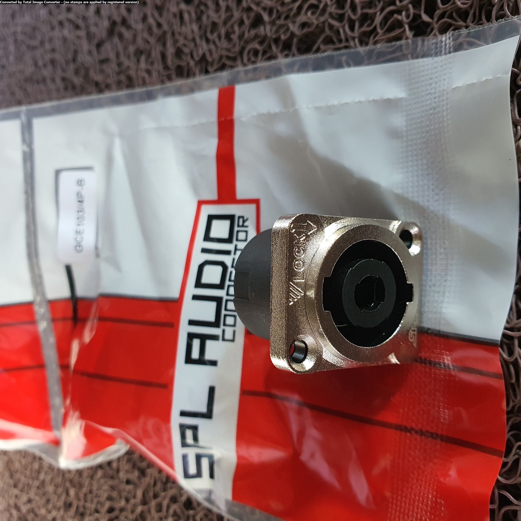 SOKET SPEAKON SPIKON SPEKON KONEKTOR CONNECTOR SPL BODY BESI GCE-103/4P-B ORIGINAL