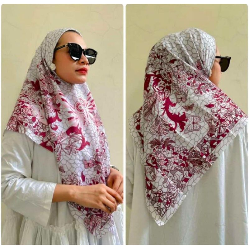 HIJAB VOAL PREMIUM/VOAL MOTIF/HIJAB MOTIF SEGIEMPAT/SEGIEMPAT MOTIF