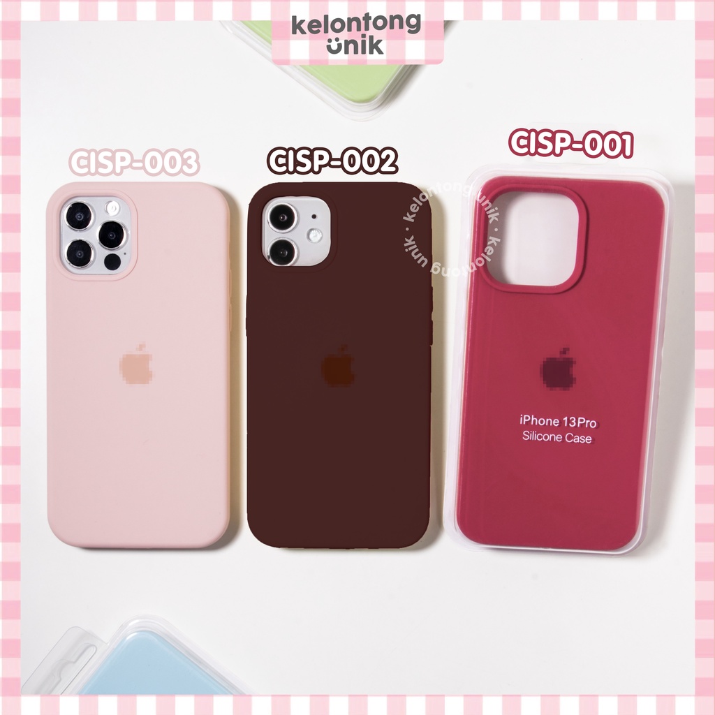 (Seri 1) For iPhone - Premium Silicone Case Full Cover