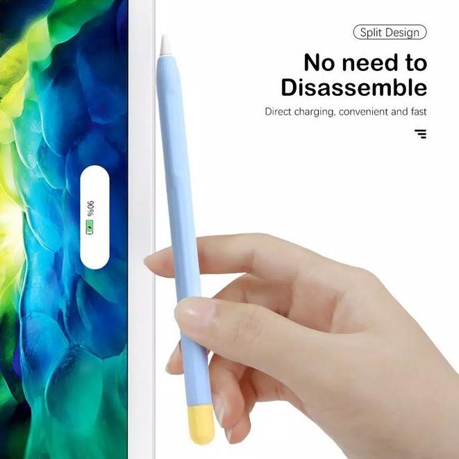 Jual Apple Pencil Silicone Case Full Cover Free Tip Cover Gen 1&2 Gen