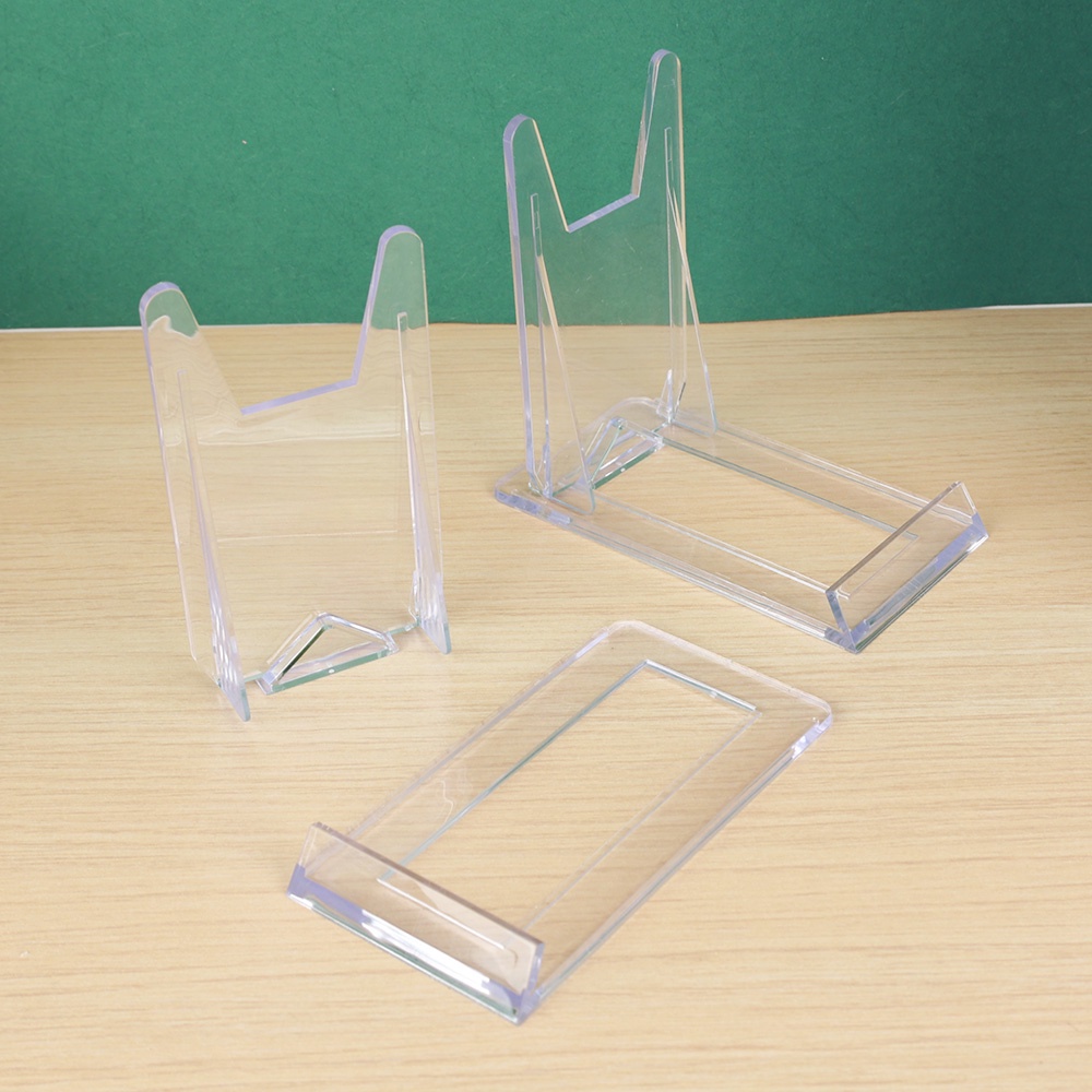 2pcs Stand Holder Koin Bahan Akrilik Untuk Display