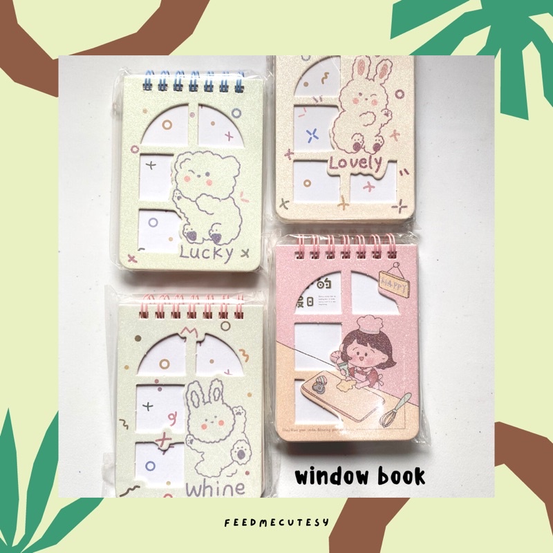 

window book | Feedmecutesy | atk alat tulis lucu buku anak import