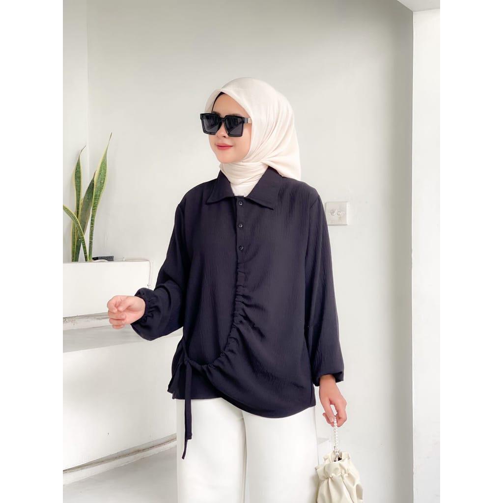 AFI - MC - ⭐️ PREMIUM AIRFLOW CRINCLE ⭐️ Namia CRINCLE Blouse Kerut