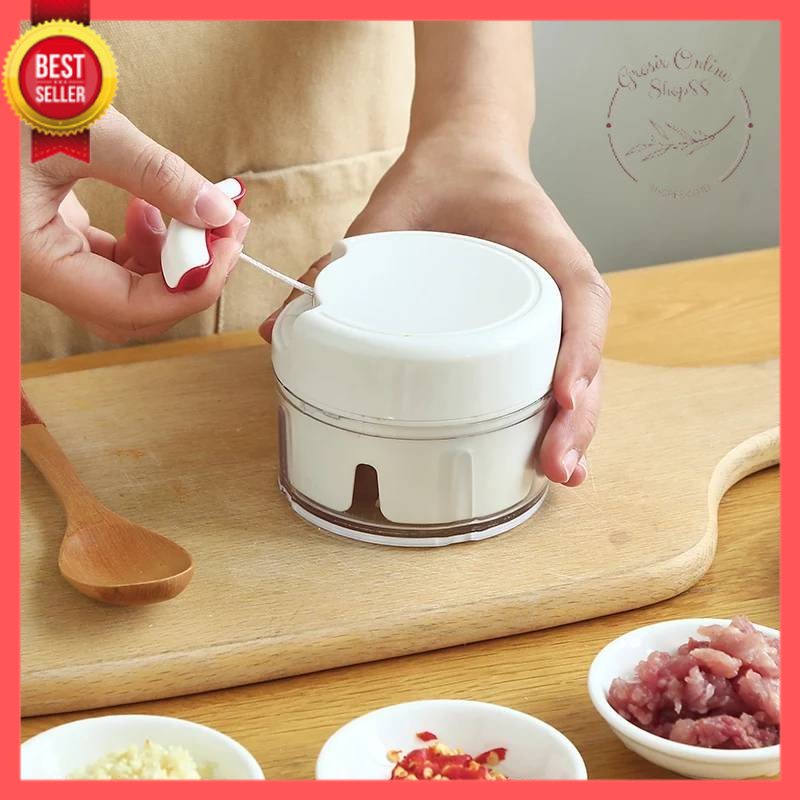 (GOS) C313 -Mini Chopper / Blender Tarik /  Pencacah Penghancur Gilingan Daging Bawang Bumbu Choper Chooper