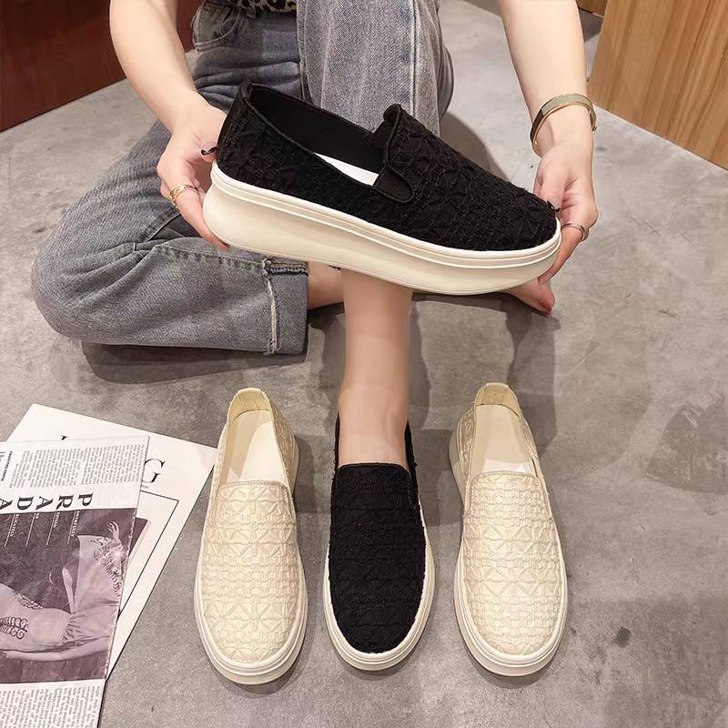 0021 Sepatu Slip ons Wanita Import Women Shoes