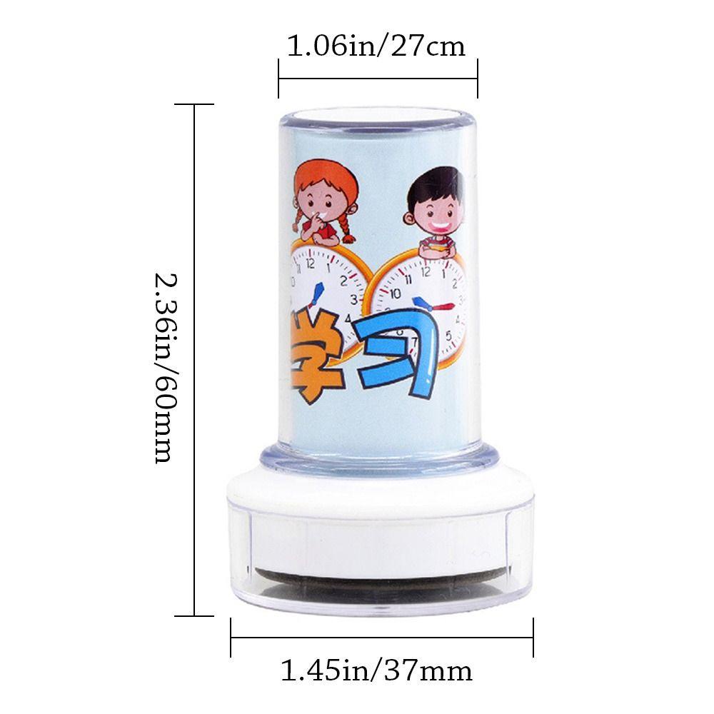 R-FLOWER Clock Stamp Gifts Stamps Teaching Aids Kids Toy Clock Dial