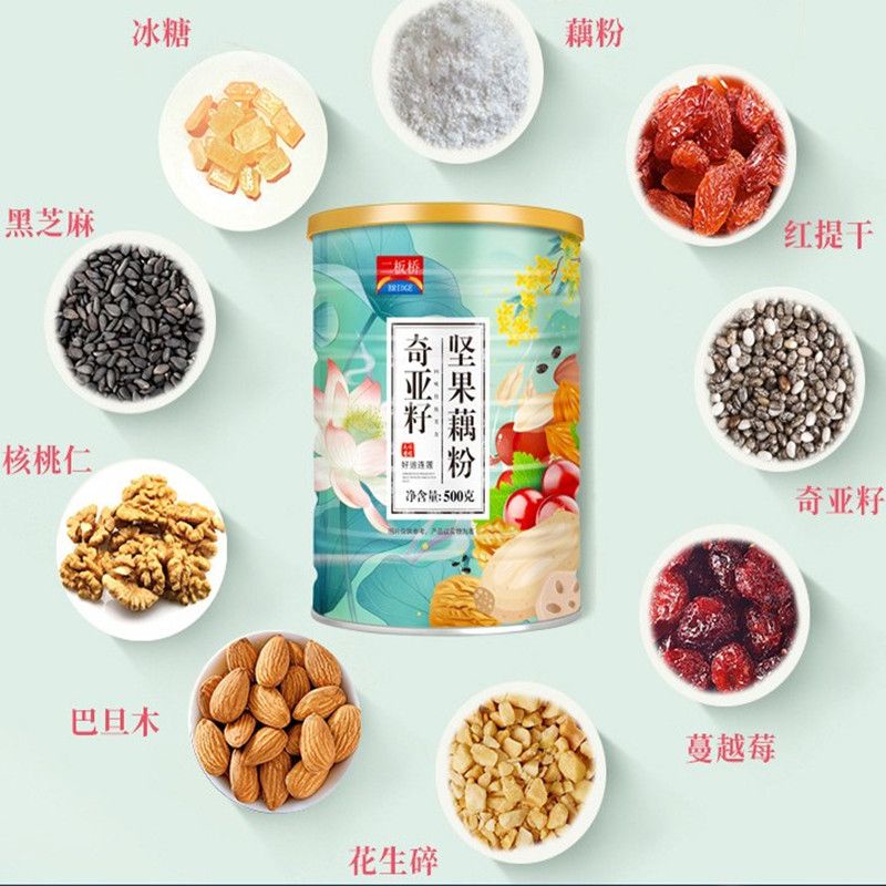 Jual Lotus Root Powder Chia Seed Osmanthus Nut Lotus Root Starch G With Fruit Shopee Indonesia