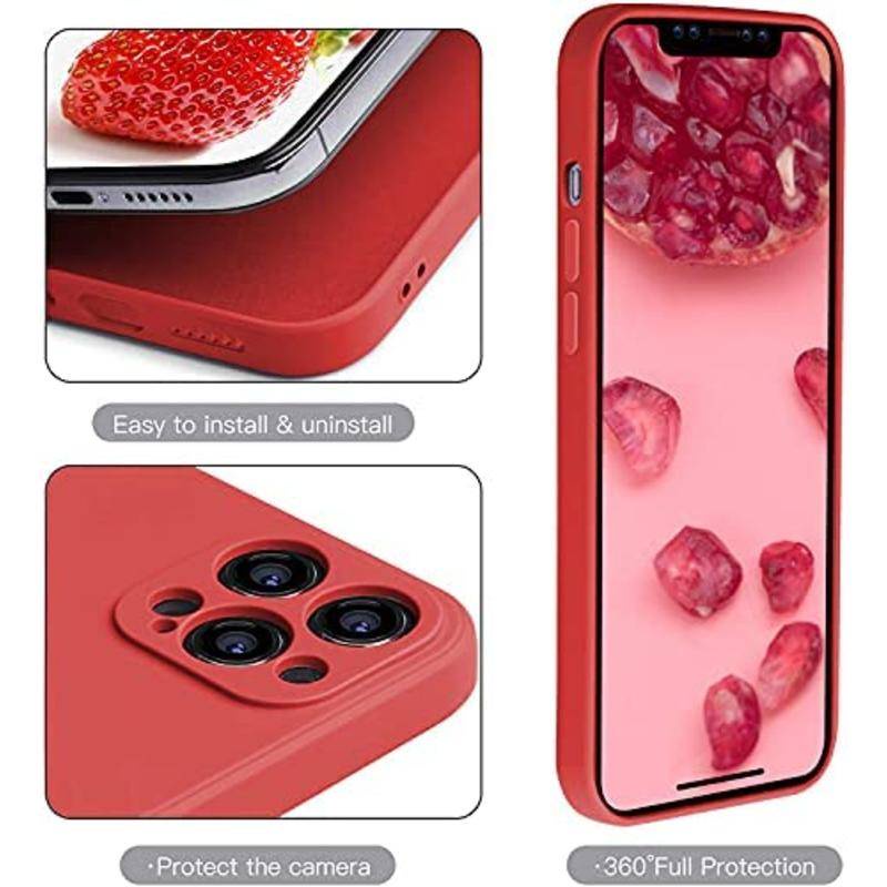 Soft Case Pelindung Lensa Kamera Bahan Karet Silikon Anti Gores Tahan Banting Untuk iPhone 14 Pro Max Plus 14 13 12 Pro Max