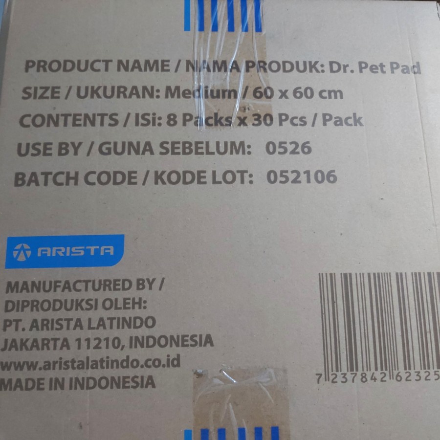DR. PET PADS ISI 30 PADS ORIGINAL