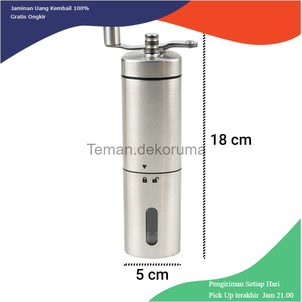 TD - PR Yajiao Alat Penggiling Kopi Manual Coffee Grinder Portable - EC03