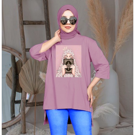 FC - TUNIK BASIC OVERSIZE WANITA HIJAB'S VARIASI 0290 DTF