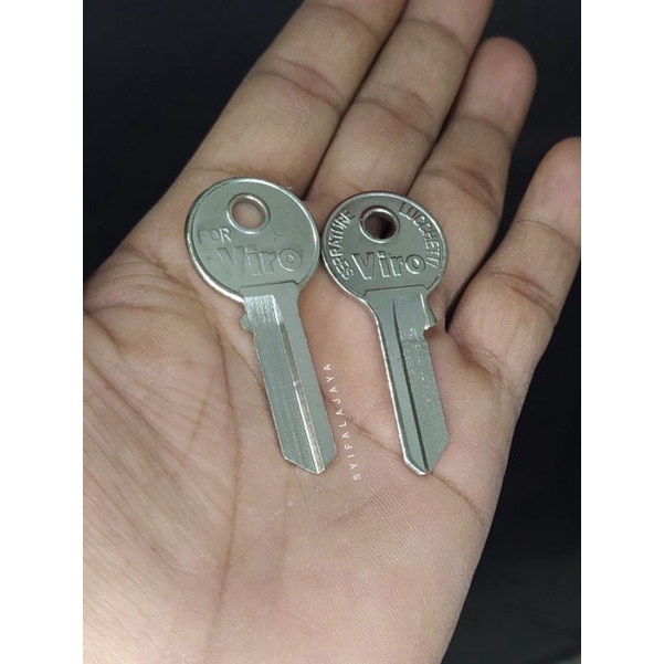 bahan duplikat kunci viro gembok kanan& kiri