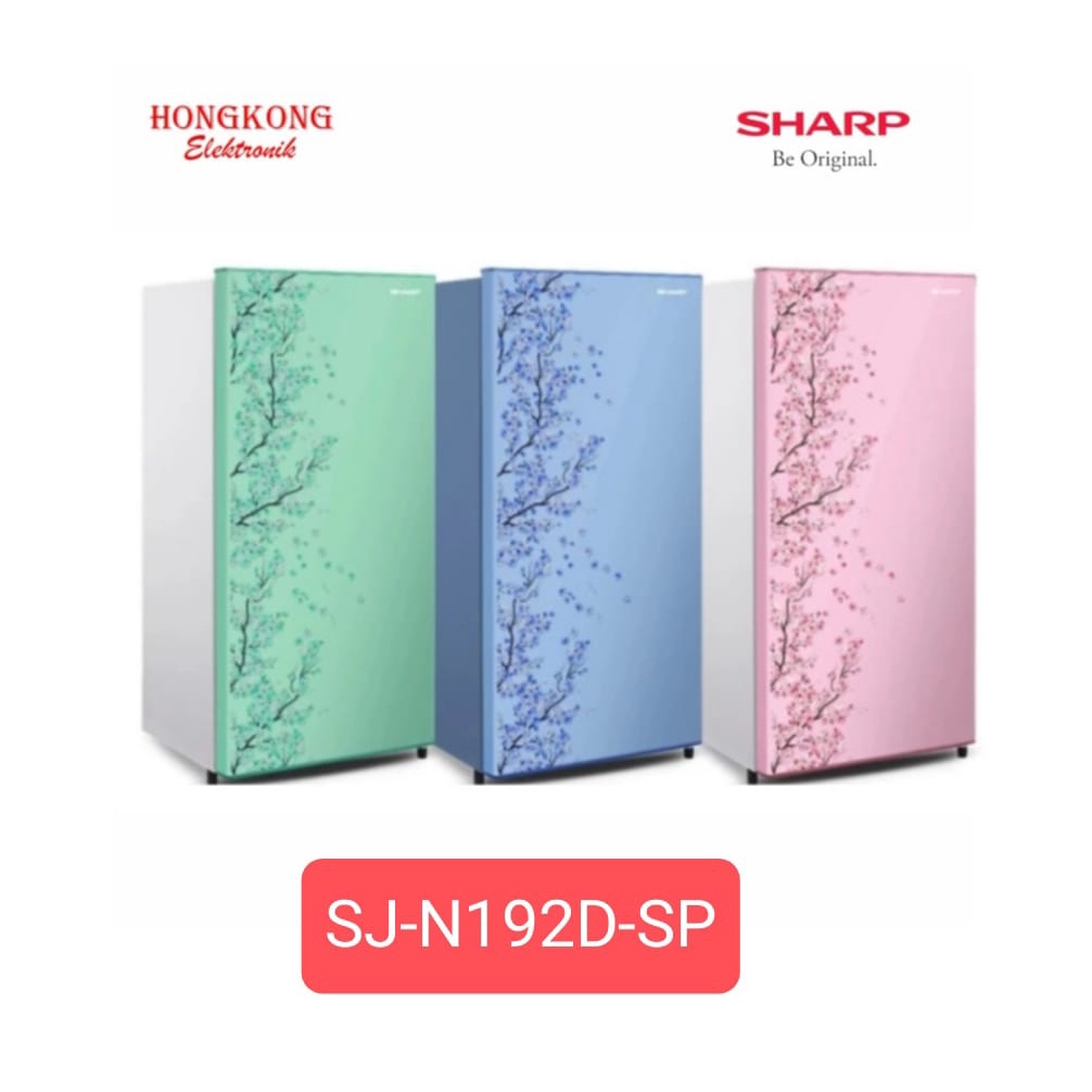 KULKAS 1 PINTU 175 L SHARP SJ-N192D-SB/SP/SH SJN 192