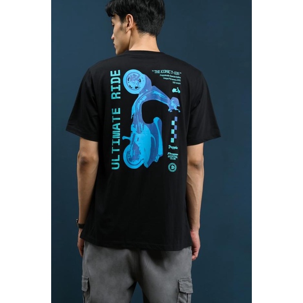 KAOS PREPP STUDIO PREPP SCOOTER CLUB "PREPPIES" TEES BLACK - S