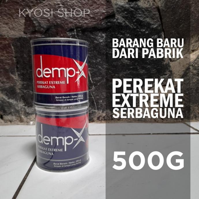 

Lem Perekat Extreme Serbaguna Demp-X DEMPX 500gr Basah Dalam Air