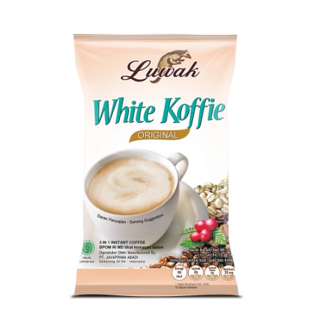 KOPI LUWAK WHITE KOFFIE 1 RENCENG ISI 10 PCS