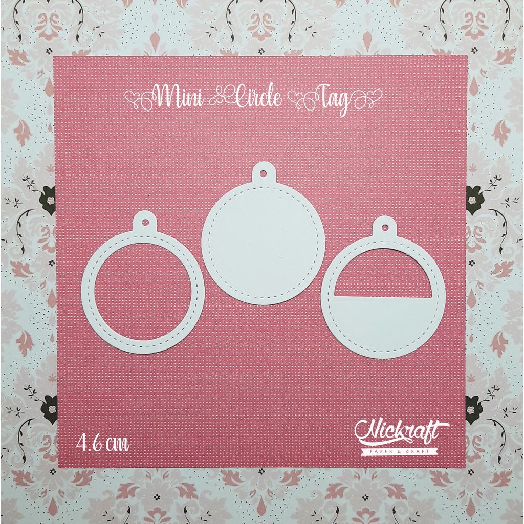 

MINI CIRCLE TAG - HIASAN SCRAPBOOK JURNAL LABEL KECIL