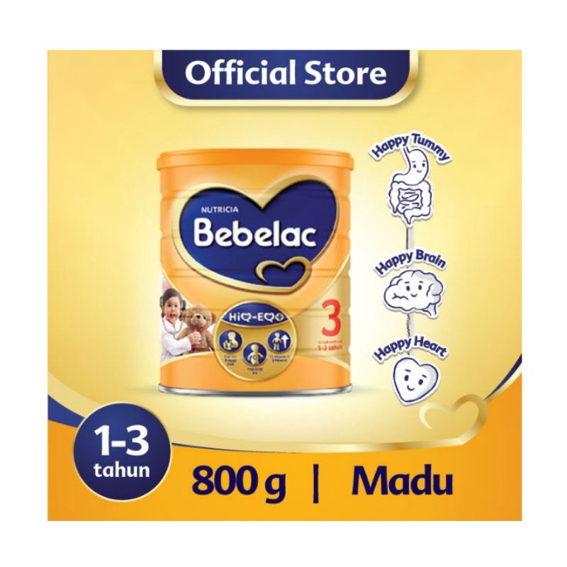 

BEBELAC 3 Susu Pertumbuhan Anak 1-3 Tahun Madu 800 g