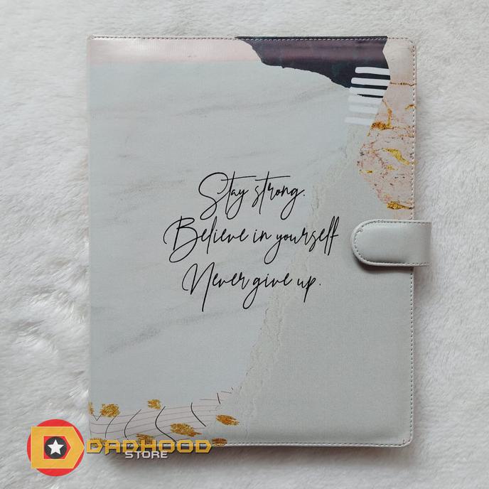 

BINDER PRINTING MOTIP NEVER GIVE UP A5/RING 20, B5/RING 26
