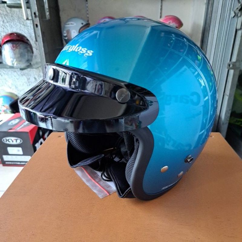 Jual Helm Cargloss Cfm Original Ice Blue Shopee Indonesia