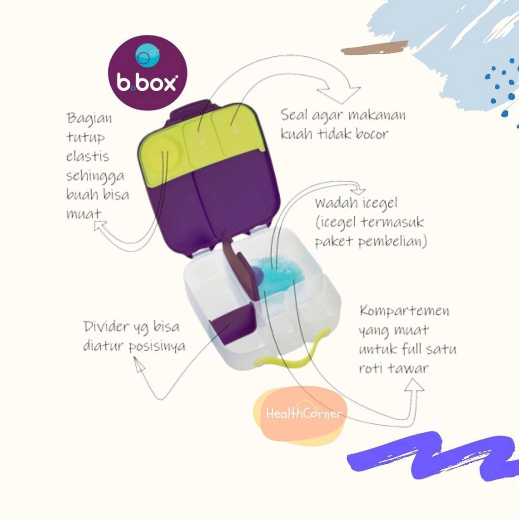 BBOX Lunchbox - Kotak Bekal B Box Kids Lunch Box Tempat Makan Leakproof Premium