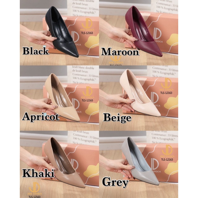 JOSE DAROCA Sepatu High Heels Stiletto Shoes # TLS-12163 # ORIGINAL