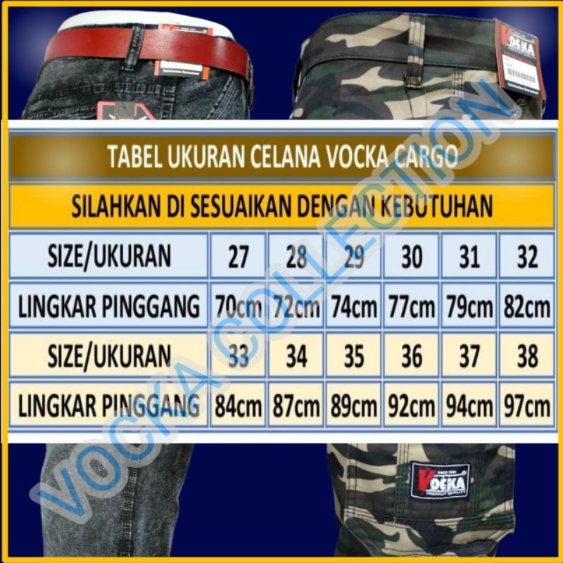 Celana Pendek Loreng PDL Cargo Model Distro Vocka SNOW Terbaru 2022