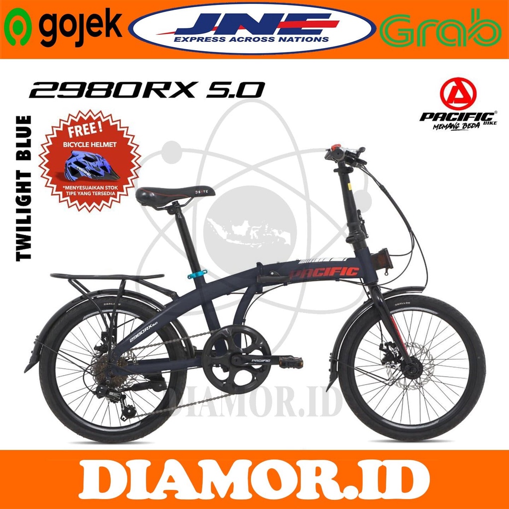 Pacific 2980 RX 5.0 Sepeda Lipat  20 inch Shimano 8 Speed